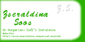 zseraldina soos business card